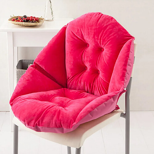 Coquille Siège De Forme Coussin Mat Chaud Tout Arrondi Canapé Coussin De Chaise Oreiller Rose Rouge