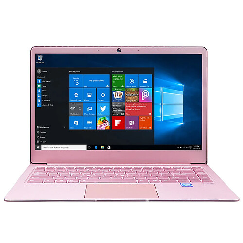 PC Portable windows 11 Intel Quad Core Notebook 14 pouces 8Go+128Go Rose YONIS