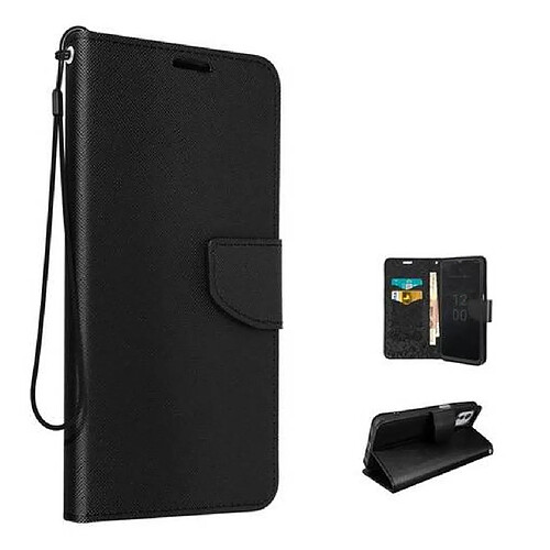 Htdmobiles Housse pour Nokia G60 5G - etui coque pochette portefeuille + verre trempe - NOIR