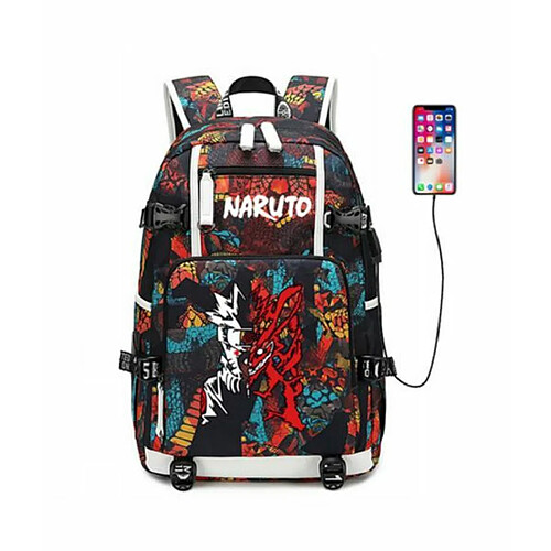 Sac Uzumaki Naruto Multicolore 47 cm