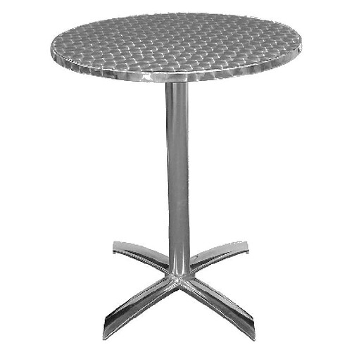 Table à plateau basculant Inox Bolero 600(diamètre)