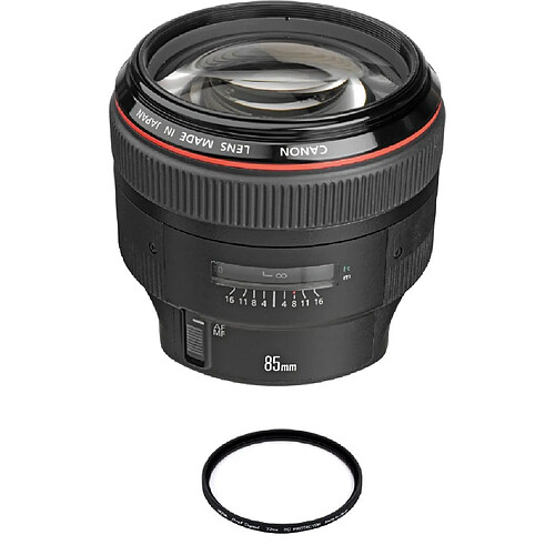 CANON EF 85mm F1.2L II USM + HOYA 72mm PRO 1D Protector