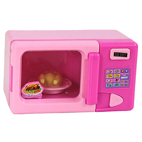 Simulation micro-ondes,plastique Four Miniature,Rôle de jeux pour enfants Jouets,poupées Maison Jouets,Cadeaux Enfants