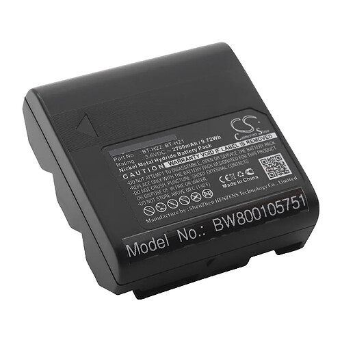 Vhbw Batterie 2700mAh (3.6V) pour Sharp VL-E66, VL-E96E, VL-E97E, VL-E98E, VL-E307, VL-E600U, VL-E610, VL-E620, VL-E630, VL-E650U, VL-E660