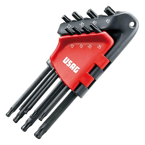 Usag Clés mâle longues coudées tête sphérique tournevis clés TORX 280 LTSTX/S8