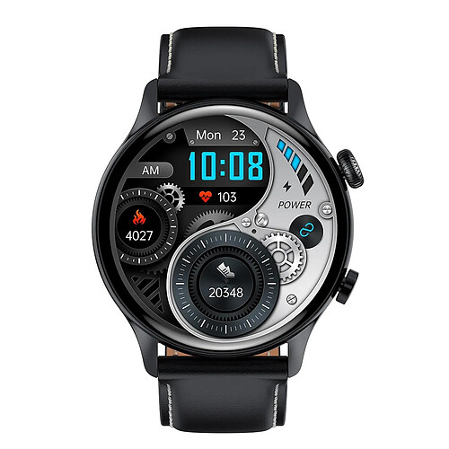 Yonis Montre Connectée Luxe Or Contrôle Santé Bluetooth