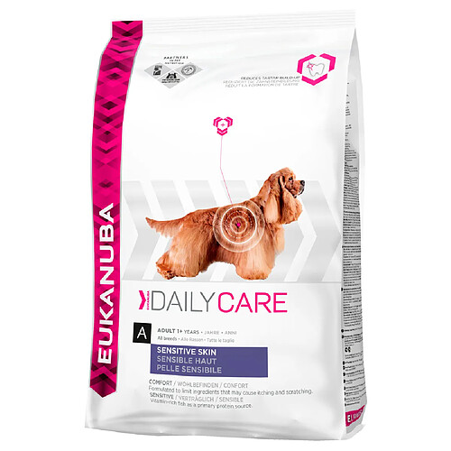 Croquettes Daily Care Peau Sensible pour Chien - Eukanuba - 2,3Kg