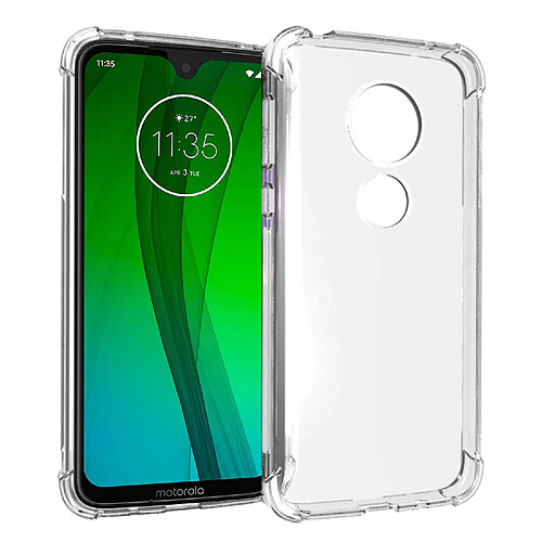 Xeptio Motorola Moto G7 coque gel tpu transparent anti choc bords renforcés