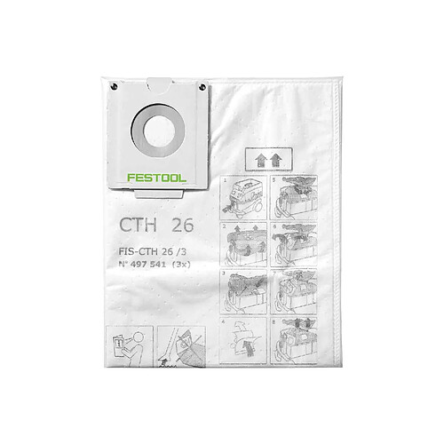 Sac filtre de sécurité FIS-CTH 48/3 FESTOOL 497542