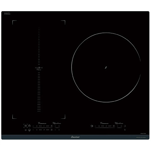 Table de cuisson à induction 60cm 3 feux 7400w noir - spi9547b - SAUTER