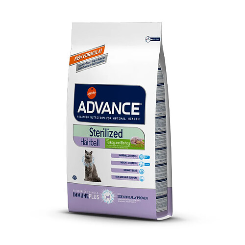 Affinity Advance Chat Adulte Stérilisé Hairball Dinde et Orge