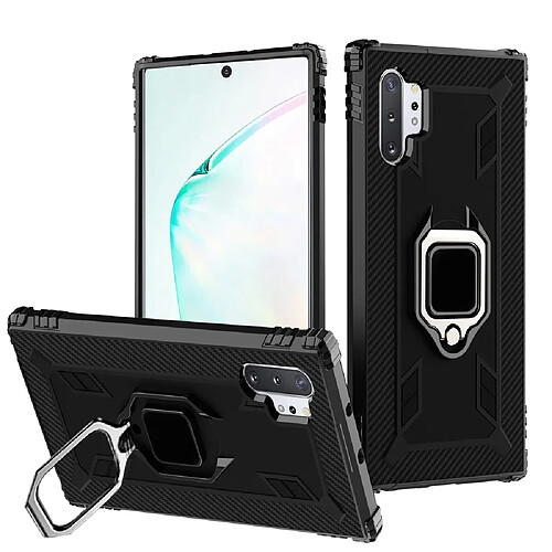 Coque en TPU avec béquille noir pour votre Samsung Galaxy Note 10 Plus/Note 10 Plus 5G