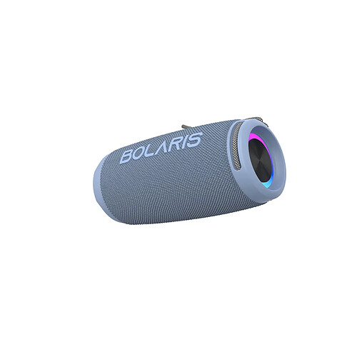 Bolaris Enceinte Sans Fil Bluetooth 5.4 Modèle Roma IPX6 30W avec Effets Lumineux LED Bleu