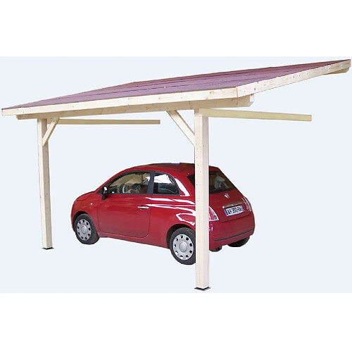 Carport 16.25m² bois - am3350bm - HABRITA