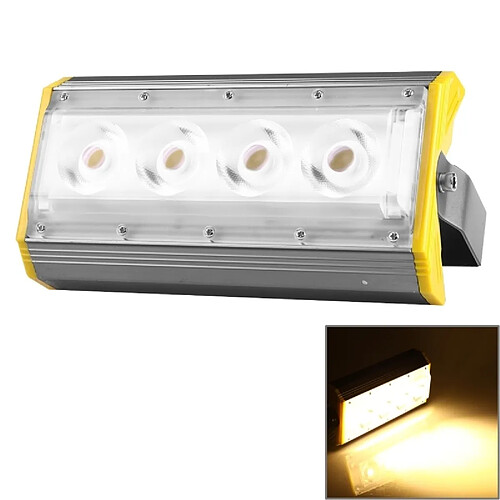 Wewoo Projecteur LED blanc LS50A 50W 4 LEDs 5000 LM 3000-6000 K IP65 Étanche Nouvelle Conception Linéaire Projet-lumière Lampe D'inondation Lampe, AC 100-240 V Chaud