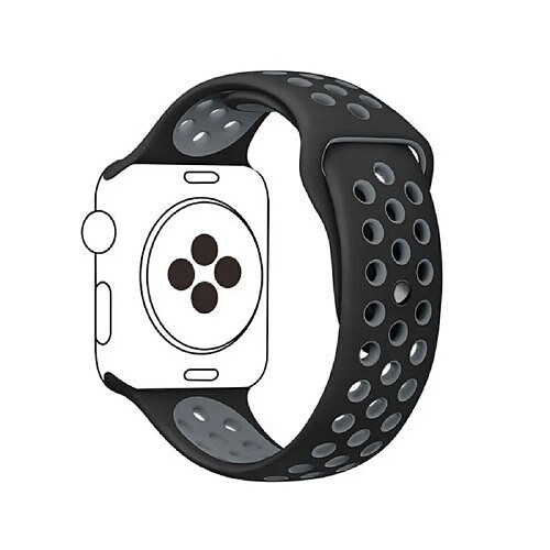 Bracelet De Style Sportif Phonecare Compatible avec Apple Watch Ultra 2 (2024) - Noir / Gris