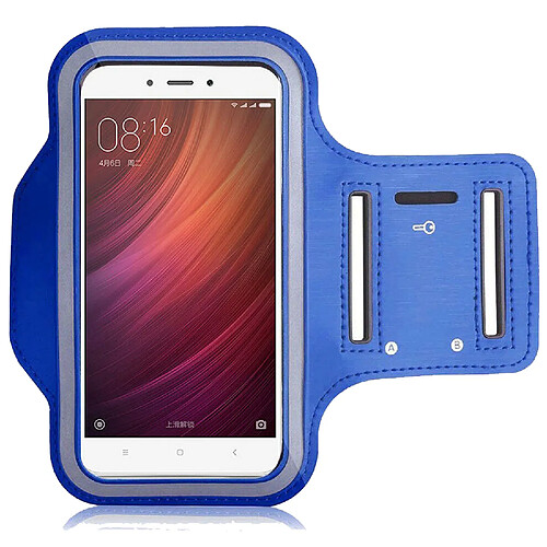 Housse étui, Brassard de sport tour de bras Ultra léger Bleu Marine pour téléphone smartphone jusque 6" - Visiodirect -