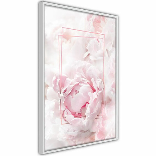 Paris Prix Affiche Murale Encadrée Floral Dreams 40 x 60 cm Blanc