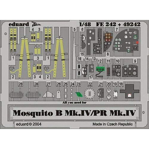 Tamiya Eduard Accessoires Mosquito B.Mk.IV