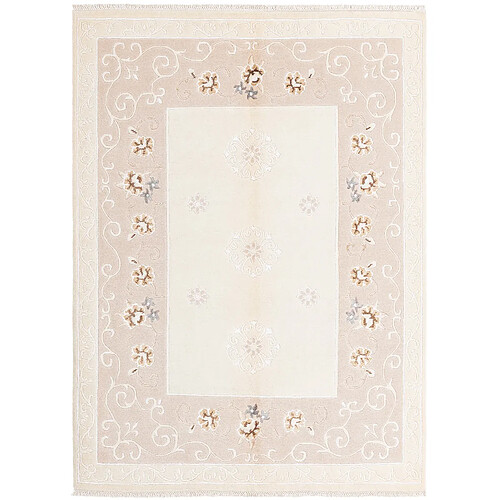 Vidal Tapis de laine 203x147 beige Darya