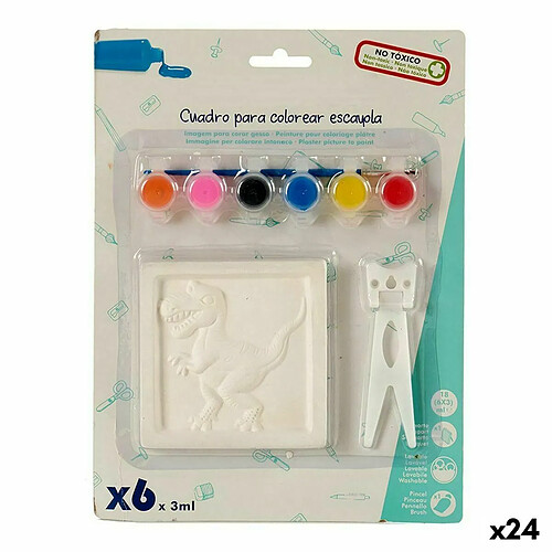 Pincello Jeu Peinture et Couleur Cadre (2 x 29 x 22 cm) (24 Unités)