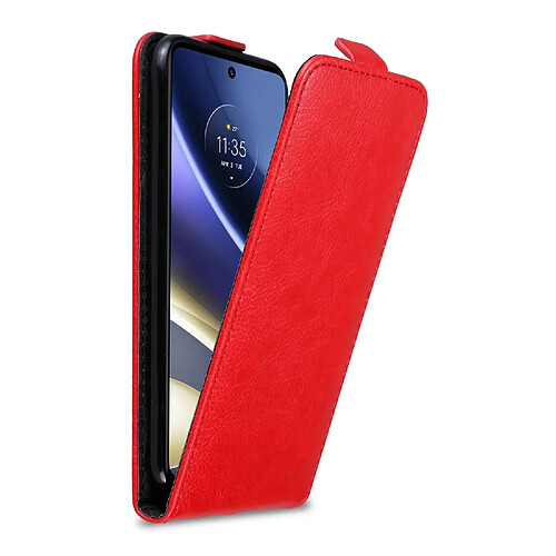 Cadorabo Coque Motorola MOTO G51 5G Etui en Rouge