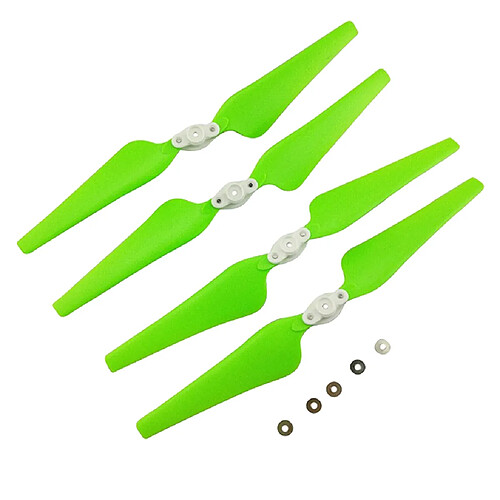 4x hélices quadcopter pliables pour syma x8c x8g x8w x8hw x8hc x8hg vert