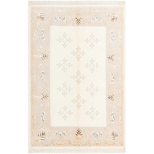 Vidal Tapis de laine 183x122 beige Darya