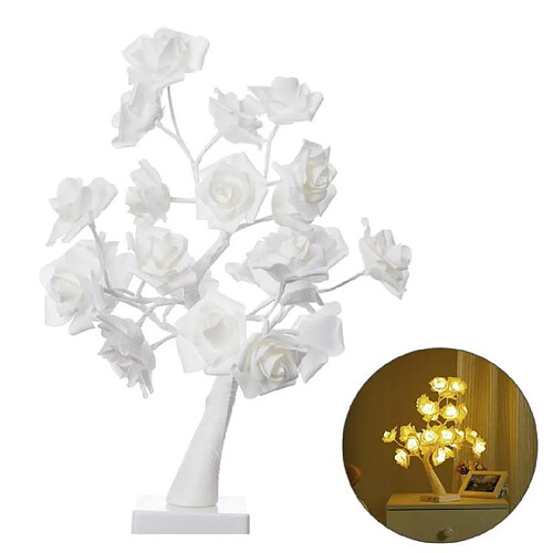 Universal Lampe lumineuse pour la chambre à coucher, décoration de maison, arbre simulé, fête de mariage de Noël |