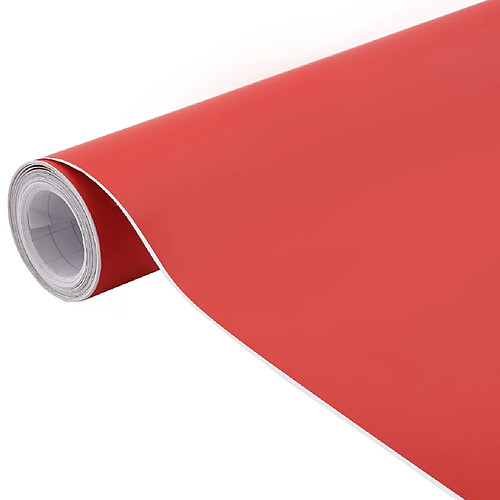 vidaXL Films de voiture 2 pcs Rouge mat 100x150 cm