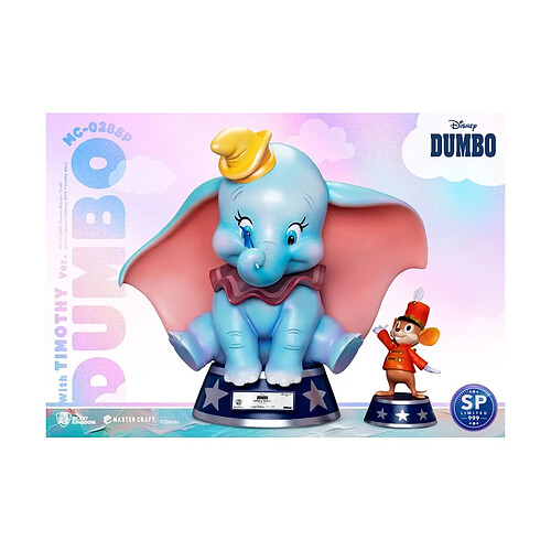 Beast Kingdom Toys Disney - Statuette Master Craft Dumbo Special Edition (With Timothy Version) 32 cm