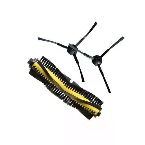 Kit de 2 brosses latérales et 1 brosses principales pour aspirateur robot kitfort kt 520 kt520, pièces et accessoires