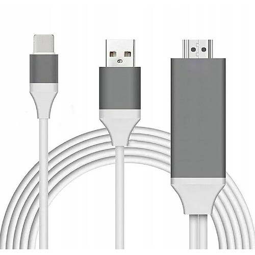 GUPBOO Adaptateur Lightning Câble HDMI FHD USB iPhone iPad,JL88