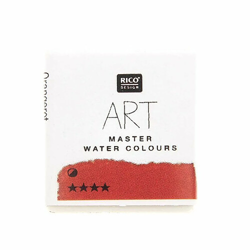 Rico Peinture Aquarelle - Rouge orange - 1/2 godet