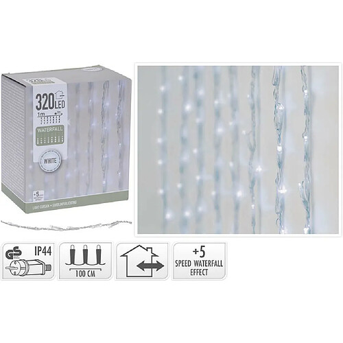 BigBuy Home Barrière lumineuse LED 220 V 1 x 2 m