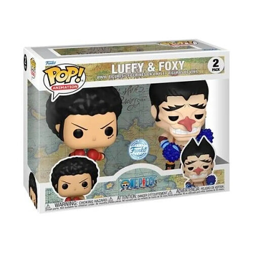 Funko POP Animation One Piece Luffy & Foxy 2Pack exclusif