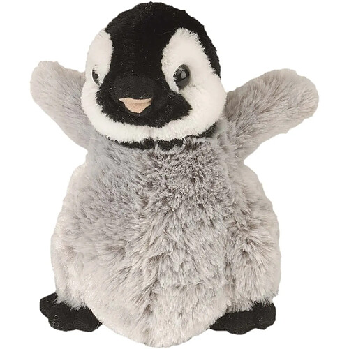 Wild Republic peluche Bébé Pingouin de 17 cm noir blanc