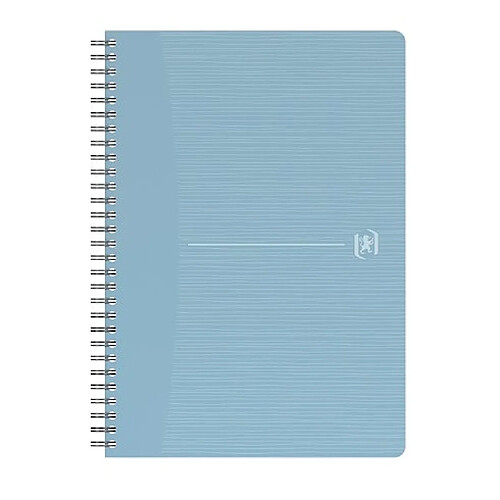 Cahier spirale Oxford My Rec'up recyclé A5 14,8 x 21 cm - 5 x 5 - 180 pages - Lot de 5