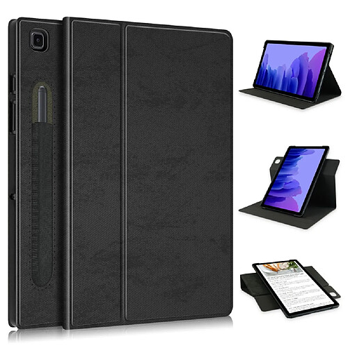 Etui en PU avec support noir pour votre Samsung Galaxy Tab A7 10.4 (2020)