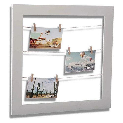 Porte photos mural Bois MDF (5 x 40 x 40 cm)