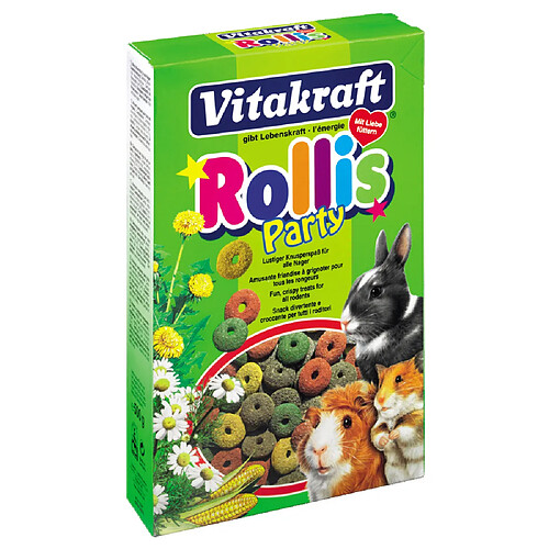 Friandises Rollis Party pour Rongeurs - Vitakraft - 500g