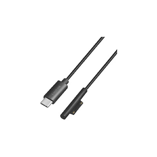 LogiLink Câble de chargement USB-C Microsoft Surface, noir ()