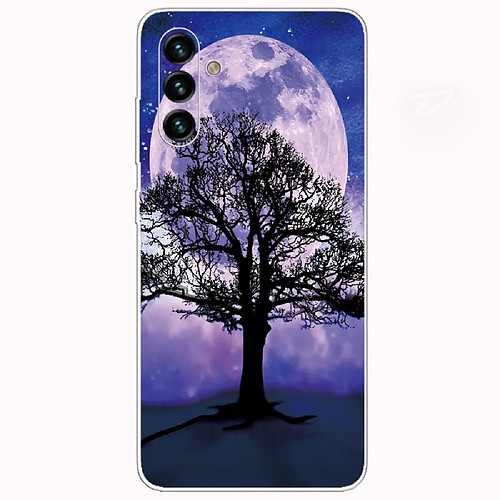 Coque en TPU antichoc, anti-rayures arbre et lune pour votre Samsung Galaxy A13 5G