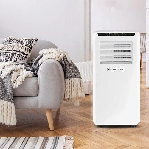 Trotec Climatiseur mobile 3 en 1 9000 BTU 2600W blanc noir