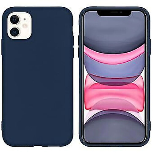 Universal Boîtier pour Apple iPhone 11 couverture bleu foncé