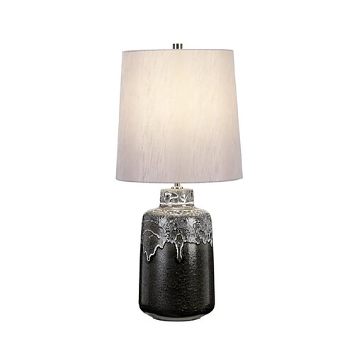 Elstead Lighting Lampe de table Woolwich Céramique Noir