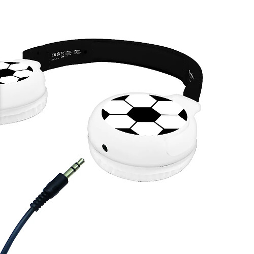 Lexibook Casque 2 en 1 Football Bluetooth et Filaire avec limitation de son