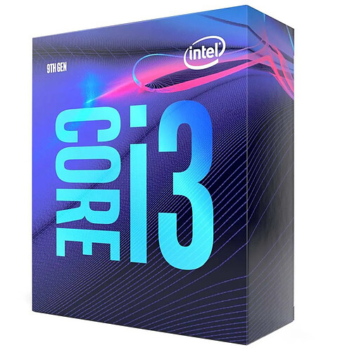 INTEL Processeur socket 1151 Core I3 9100 (4x 3.6GHz/4.20GHz)