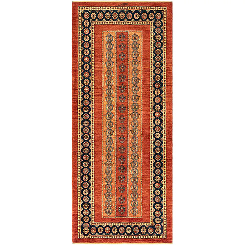 Vidal Tapis de couloir en laine 207x85 rouge Kashkuli