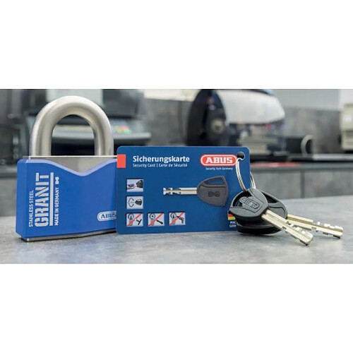 Abus Cadenas Granit 37ST 55 mm tout inox